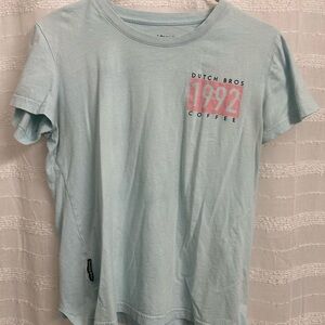 Dutch Bros Light Blue Short Sleeve Tee